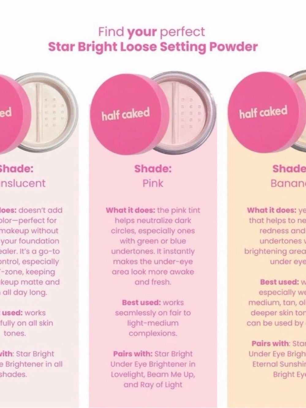 Half Caked Translucent Setting Powder - Picture 6 of 6